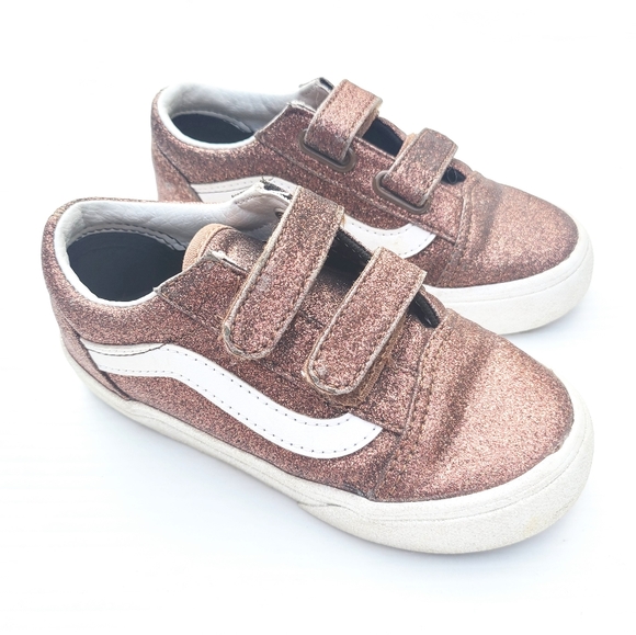 vans bronze glitter